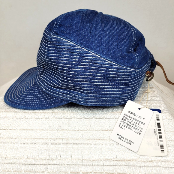 RARE KAPITAL NEW with Tags Denim Hat 